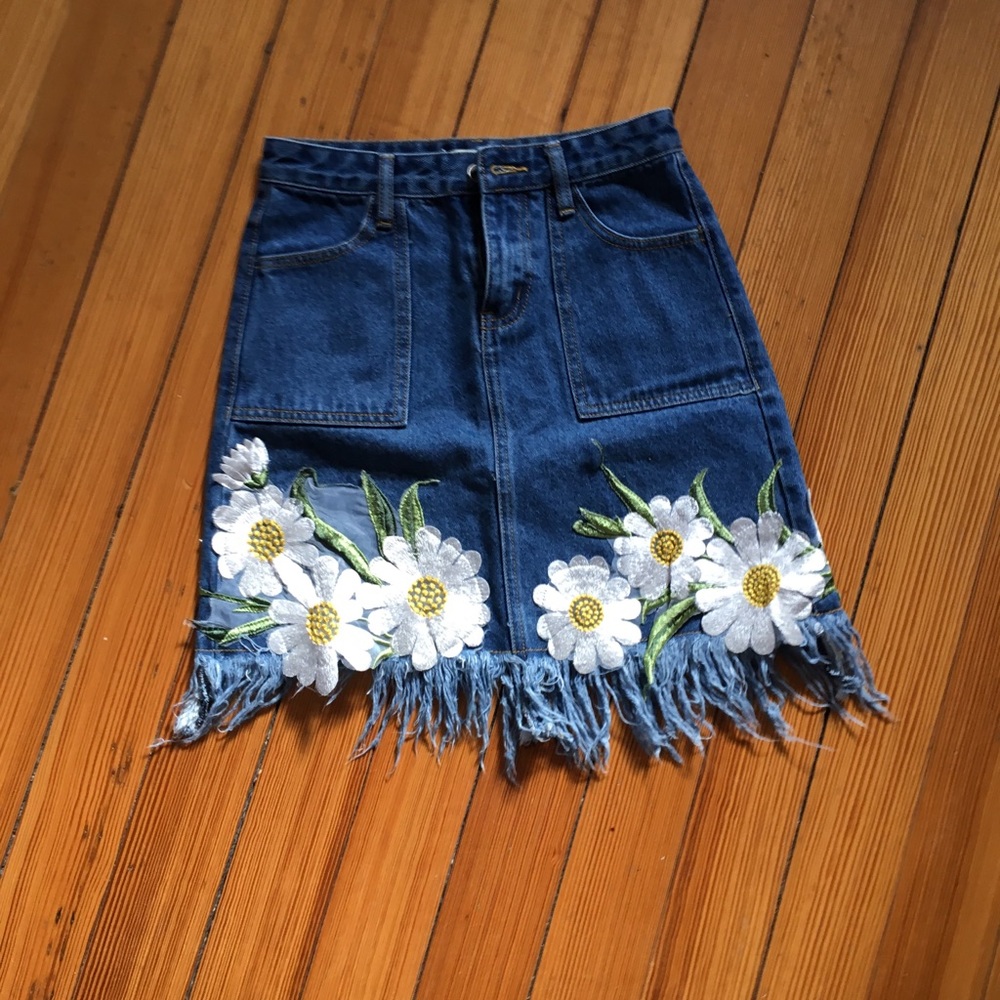 Korirl brand Denim skirt from Forever 21